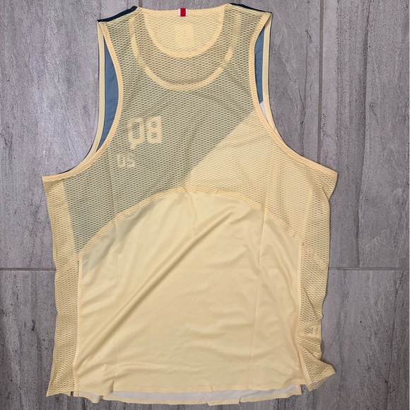 NWT Limited Edition Tracksmith Boston Marathon ‘20 Mesh Qualifier Racing Singlet - Picture 3 of 4